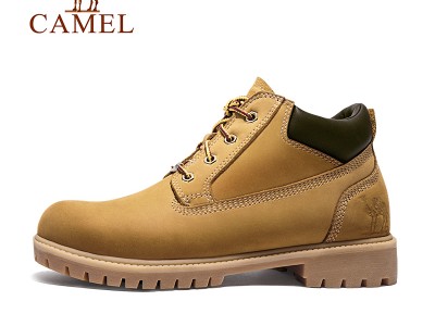  Camel winter warm work shoes High top Martin boots Men's outdoor casual shoes